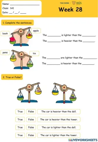 G1 - W28 - mass and capacity