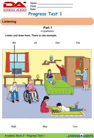 DieuAnh Test AS2 Unit 1,2,3