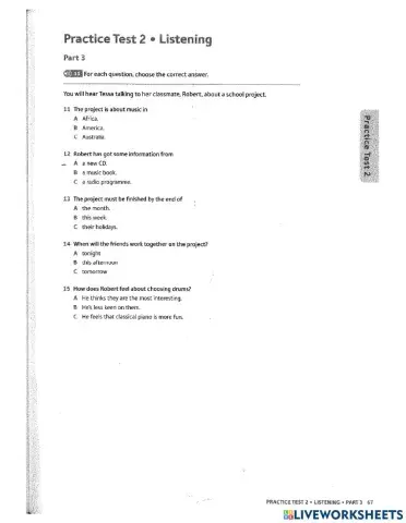 D3 - KET Listening - U3-4