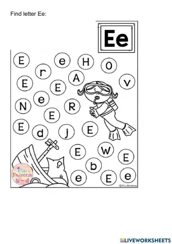 Letter E