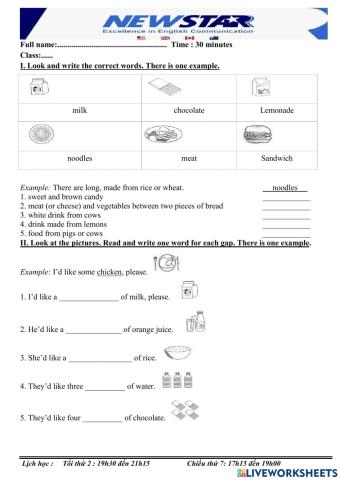 Minitest 3 - level week - grade 5