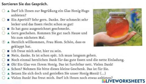 B 1.1. Lektion 6Zu Besuch