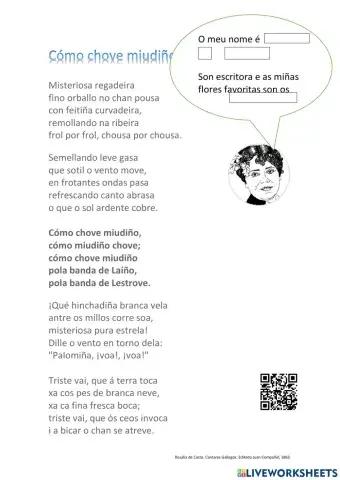 Como chove miudiño!