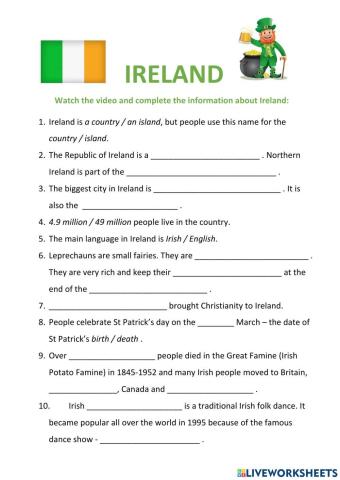 Some facts about Ireland