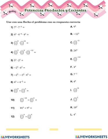 Propiedades potencia