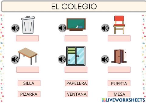 Vocabulario EL COLEGIO 2