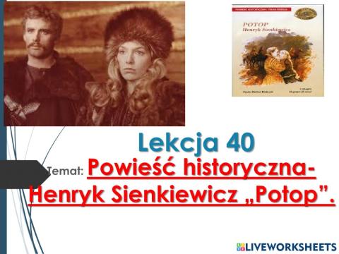Henryk Sienkiewicz -Potop-