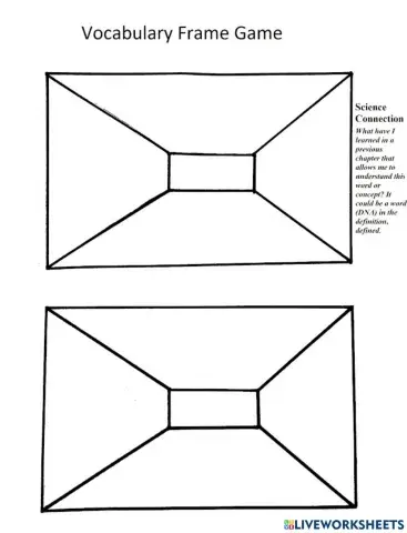 Frayer Model Template