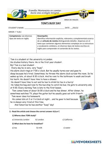 Reading consolidation