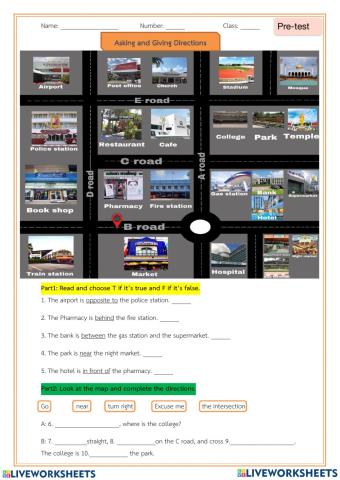 Asking and Giving directions