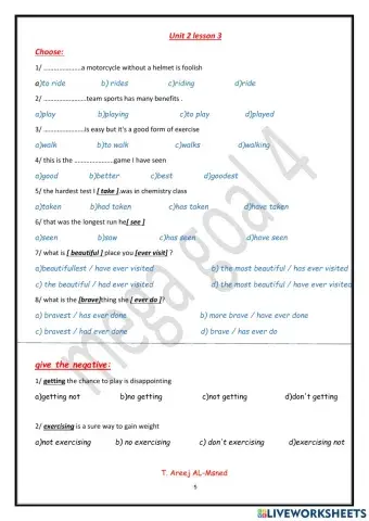 Mega 4 - unit 2 lesson 3