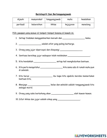 Ikhlas & jujur dalam perbuatan