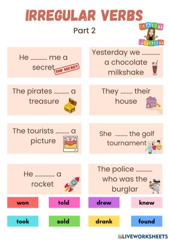 Irregular Verbs PT2