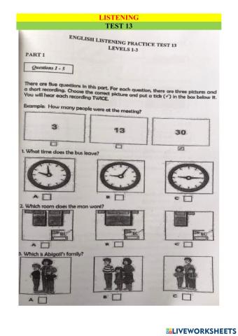Tieng anh a2-listening-test 13