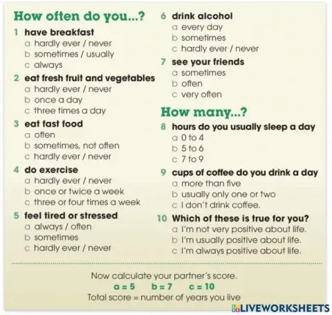 Short life, Long life