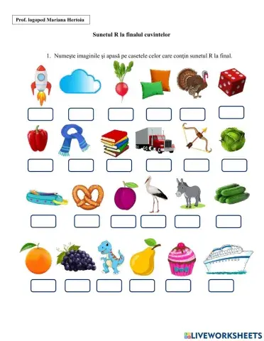 Sunetul R-analiza fonetica