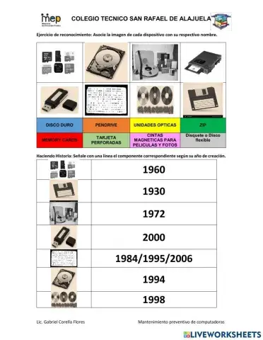 Unidades de almacenamiento