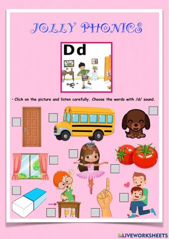 Jolly Phonics -d-