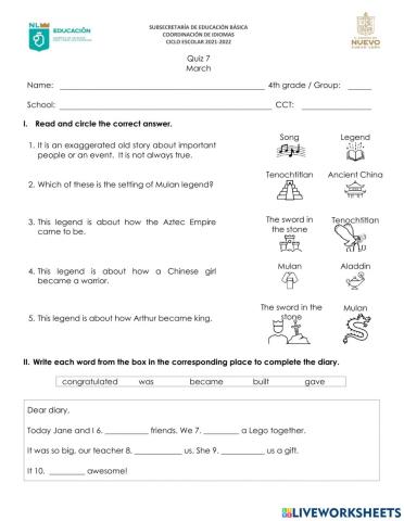 4th Grade Product 7 - 2022