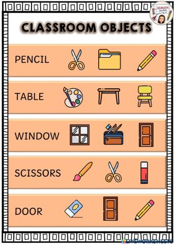 Classroom objects basic