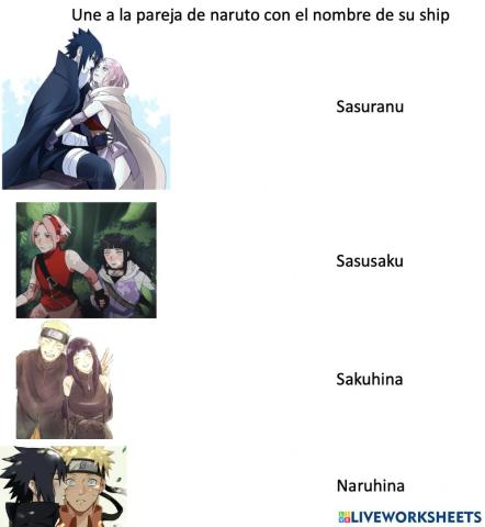 Parejas de naruto