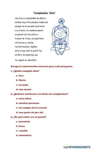 Audiolectura Feliz cumpleaños