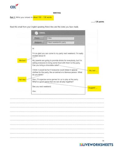 ES7.2 - TEST 1 - WRITING