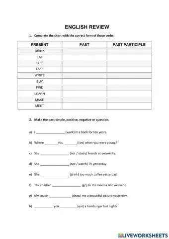 Repaso 2t trimestre inglés 5º BUENO