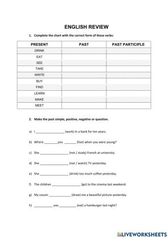 Repaso 2t trimestre inglés 5º BUENO