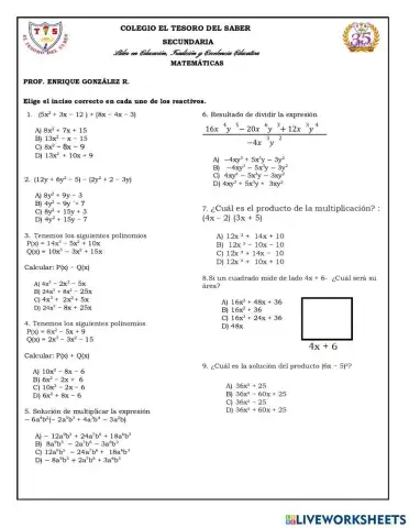 Examen de simulación