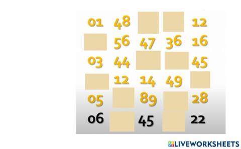 Les nombre en francais
