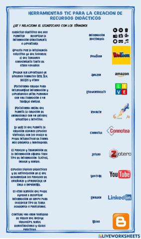 Herramientas TIC para la creación de recursos didácticos