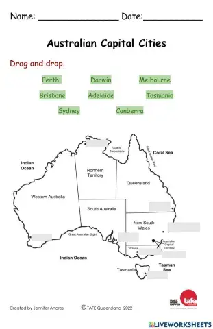 Australian Capital Cities V1