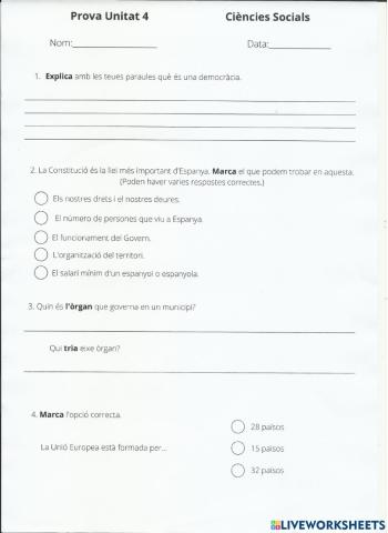 Espanya i els seus habitants.