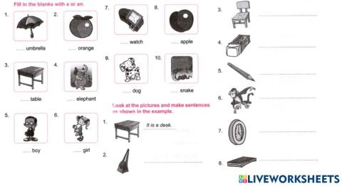 Sm sd 5 english articels:an, a the 1
