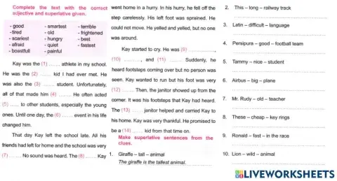 Sm sd 5 english superlative degree 2