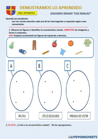 Representación y determinación de conjuntos