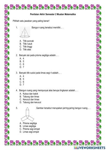 Pas 2 Muatan Matematika