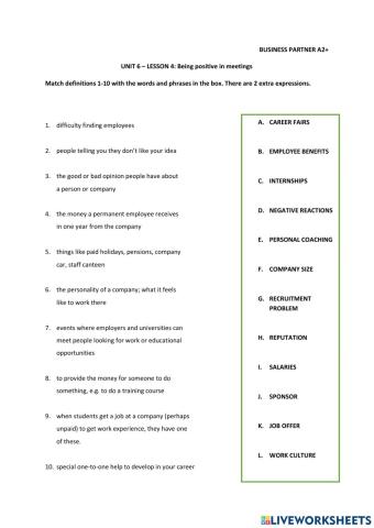 Being positive in meetings