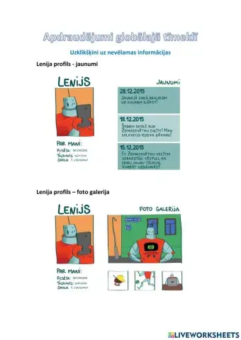 Iespējamie apdraudējumi globālajā tīmeklī