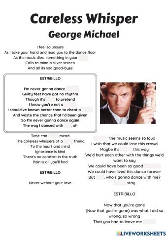 Finish the song - Careless Whisper