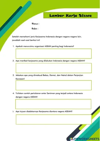 Kerjasama Indonesia dengan Negara-Negara ASEAN