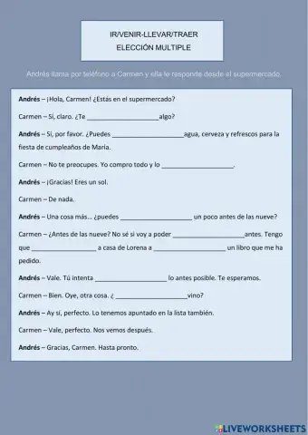 Ir-venir-traer-llevar