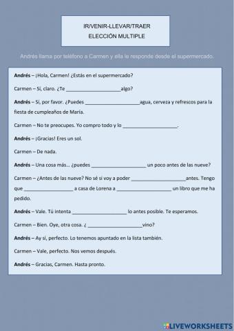 Ir-venir-traer-llevar