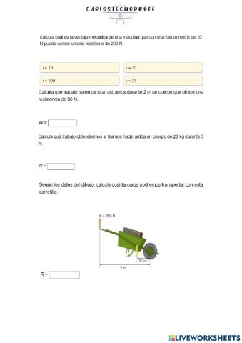 501 - Máquinas y mecanismos I