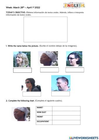 Personal information