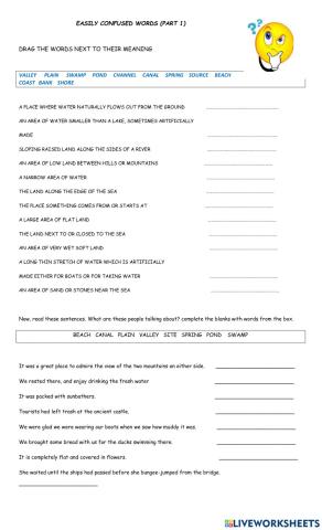 Easily confused words