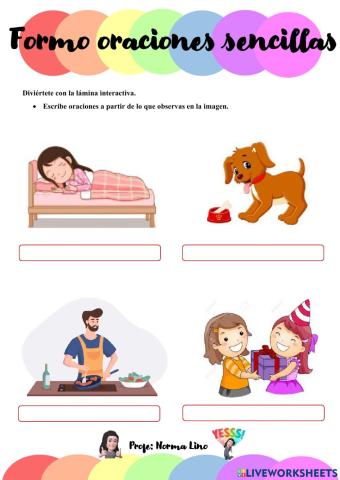 Diviértete con la lámina interactiva.