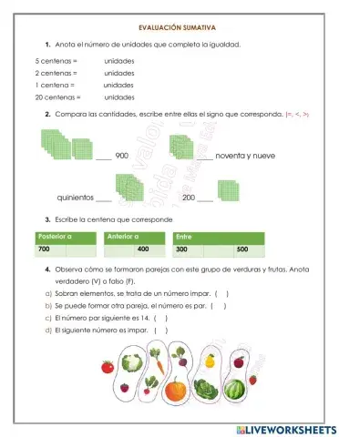 Evaluación formativa - Sesión 1