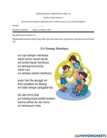 Penggunaan huruf besar dan tanda baca yang tepat dalam kalimat berita.